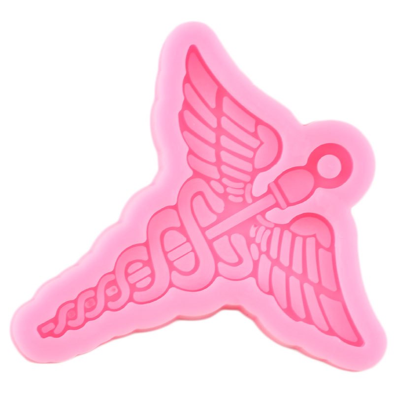 Medical Emblem Keychain Pendant Silicone Resin Mold