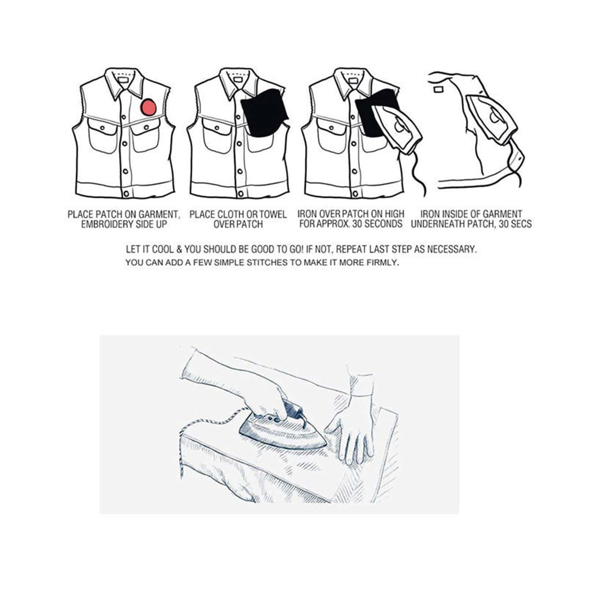 Embroidery Patch Iron On Applique Patches For Clothing Repair