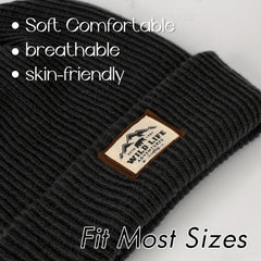 Retro Cotton Beanie Knit Hat Winter Ear Protection Warm Hat