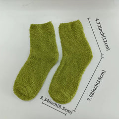 Cozy Fuzzy Socks for Women Warm Floor Stockings