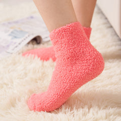 Cozy Fuzzy Socks for Women Warm Floor Stockings