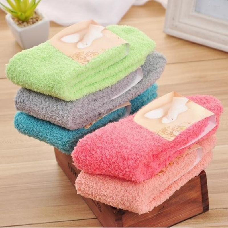 Cozy Fuzzy Socks for Women Warm Floor Stockings