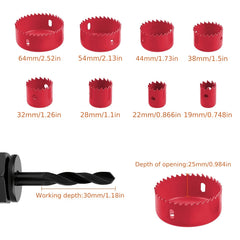 Woodworking Hole Opener Set for Gypsum and PVC Board Hole Expander