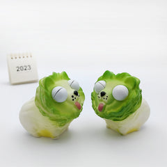 Vegetable Dog Decompressing Toy with Exploding Eyes
