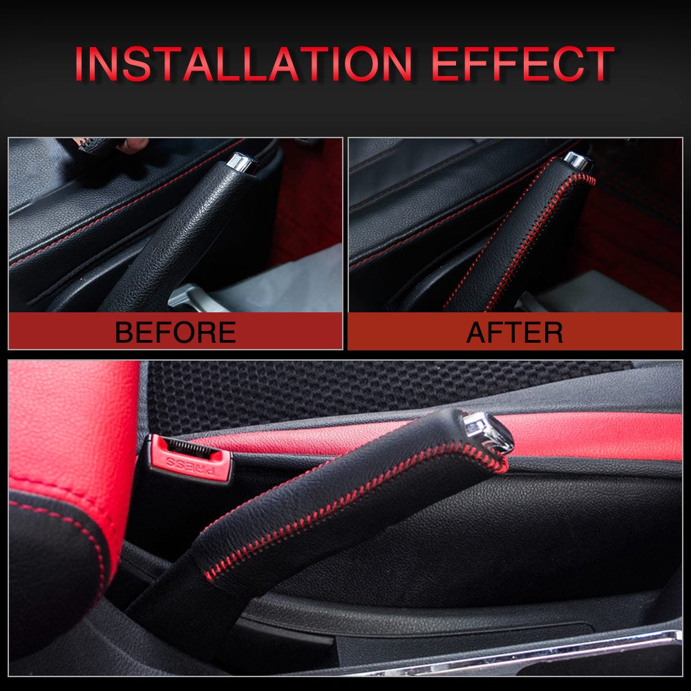 Car Handbrake Cover Protector Sleeve Auto Interior Accessory