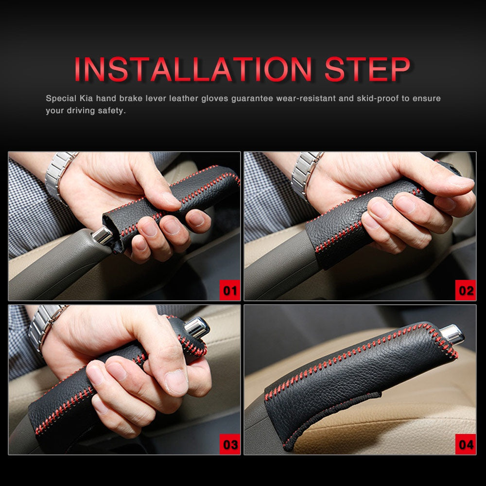 Car Handbrake Cover Protector Sleeve Auto Interior Accessory
