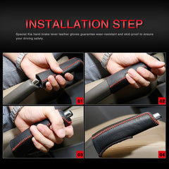 Car Handbrake Cover Protector Sleeve Auto Interior Accessory