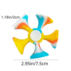 Rotating Silicone Gripper Decompression Suction Cup Dart Finger Tip Gyroscope