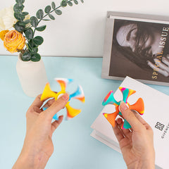 Rotating Silicone Gripper Decompression Suction Cup Dart Finger Tip Gyroscope