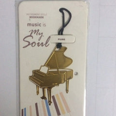 Instrument Notebook Metal Bookmark for Music Lovers