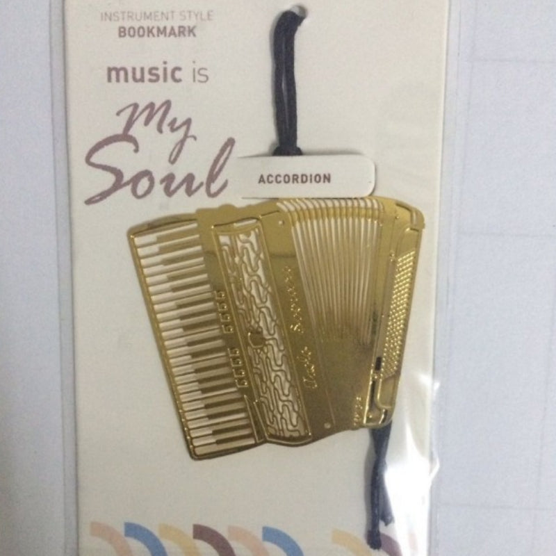 Instrument Notebook Metal Bookmark for Music Lovers
