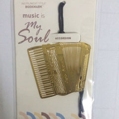 Instrument Notebook Metal Bookmark for Music Lovers