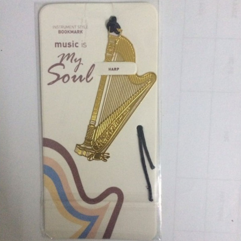 Instrument Notebook Metal Bookmark for Music Lovers
