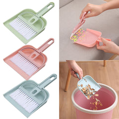 2pcs Small Dustpan And Brush Set Plastic Whisk Broom And Dustpan Cleaning Sweep