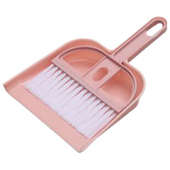 2pcs Small Dustpan And Brush Set Plastic Whisk Broom And Dustpan Cleaning Sweep