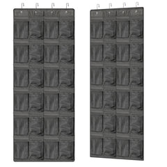 24-Pocket Over Door Shoe Storage Bag Organizer