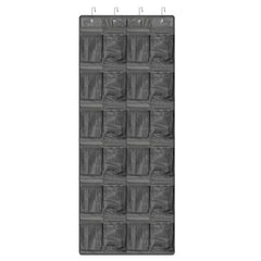 24-Pocket Over Door Shoe Storage Bag Organizer