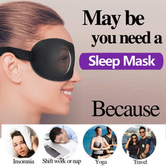 3D Breathable Cotton Eye Mask for Sleeping at School or Home