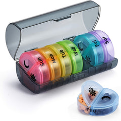 1pc Weekly Pill Organizer Large Daily Pill Cases for Vitamins & Supplements