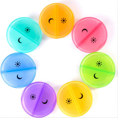 1pc Weekly Pill Organizer Large Daily Pill Cases for Vitamins & Supplements