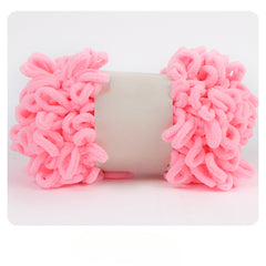 1pc Finger Loops Yarn Soft No Needle For DIY Knitting And Crocheting Blanket