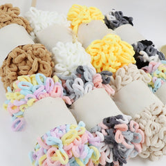1pc Finger Loops Yarn Soft No Needle For DIY Knitting And Crocheting Blanket