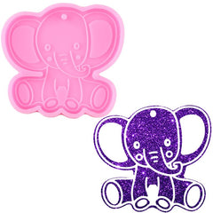 Elephant Resin Mold for Necklace Jewelry DIY