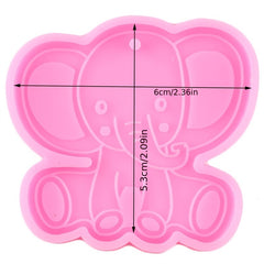 Elephant Resin Mold for Necklace Jewelry DIY