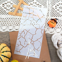 Art Crack Pattern Stencil For Painting Scrapbook Embossing Template