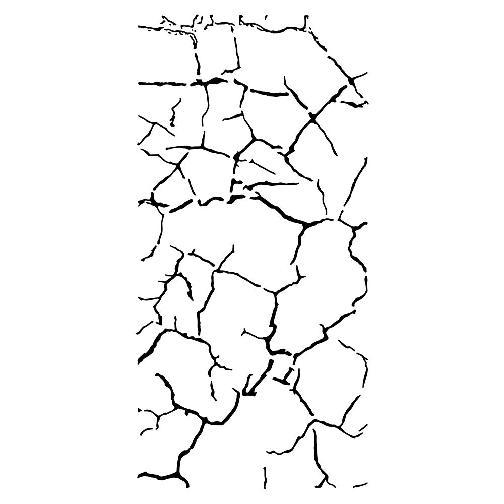 Art Crack Pattern Stencil For Painting Scrapbook Embossing Template