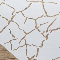 Art Crack Pattern Stencil For Painting Scrapbook Embossing Template