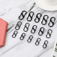 15pcs Metal Keychain Buckle for Outdoor Camping Hiking
