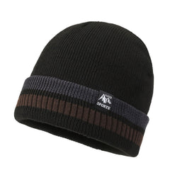 Winter Velvet Hat Ear Protection Knitted Beanie Hat