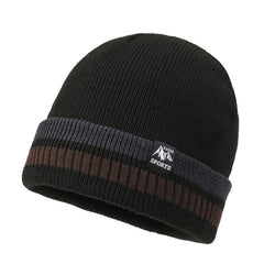 Winter Velvet Hat Ear Protection Knitted Beanie Hat