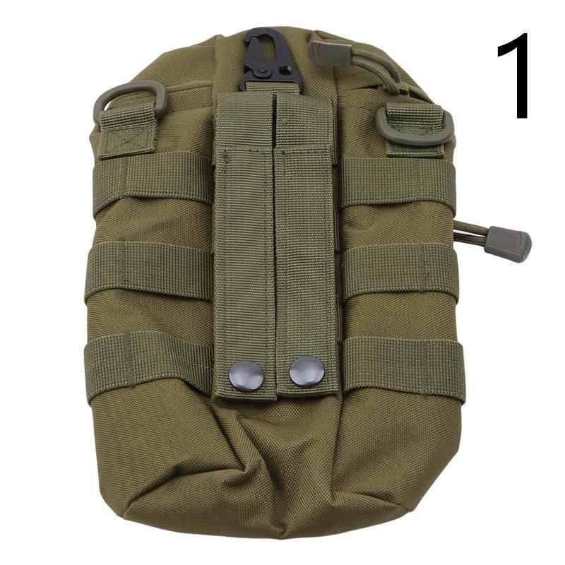 Zipper Camo Water Bottle Bag with Small Pouch, Portable Cup Holder for Outdoor