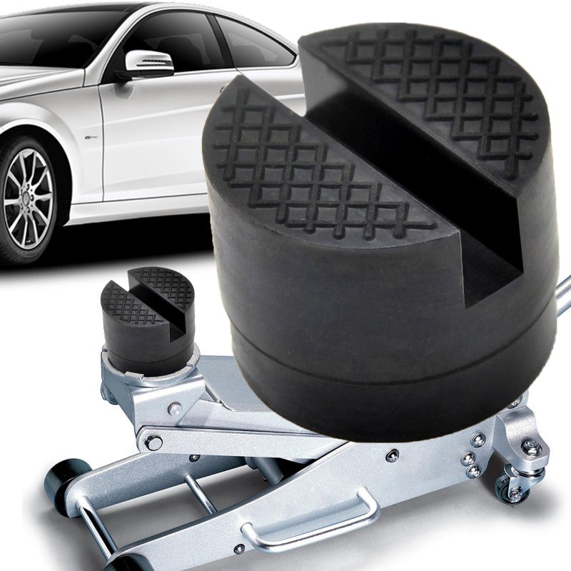 1pc Floor Slotted Car Jack Rubber Pad Frame Protector Adapter