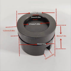 1pc Floor Slotted Car Jack Rubber Pad Frame Protector Adapter