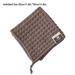 Water Absorbent Small Square Towel for Coffee Bar, Camping