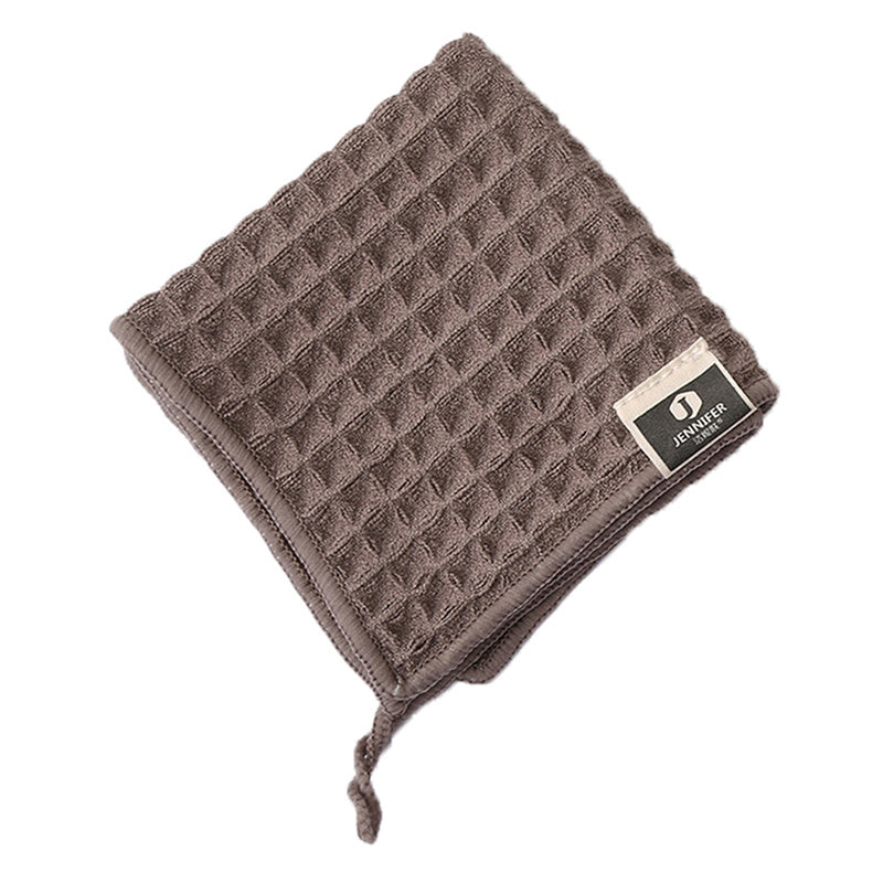 Water Absorbent Small Square Towel for Coffee Bar, Camping