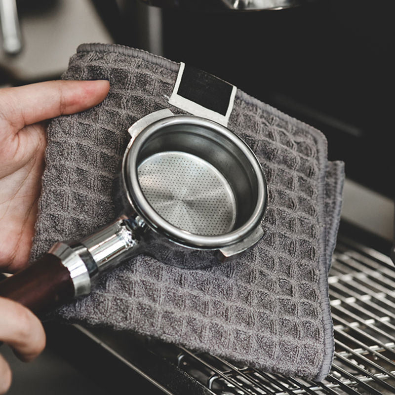 Water Absorbent Small Square Towel for Coffee Bar, Camping
