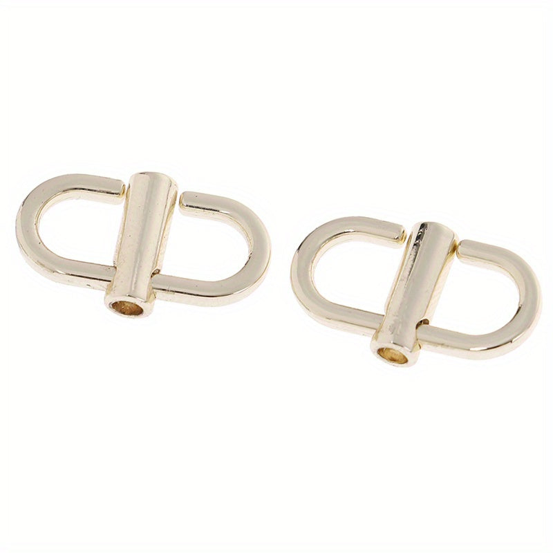2pcs Handbag Chain Strap Buckle Adjustable Metal Clip Bag Accessories
