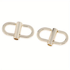 2pcs Handbag Chain Strap Buckle Adjustable Metal Clip Bag Accessories