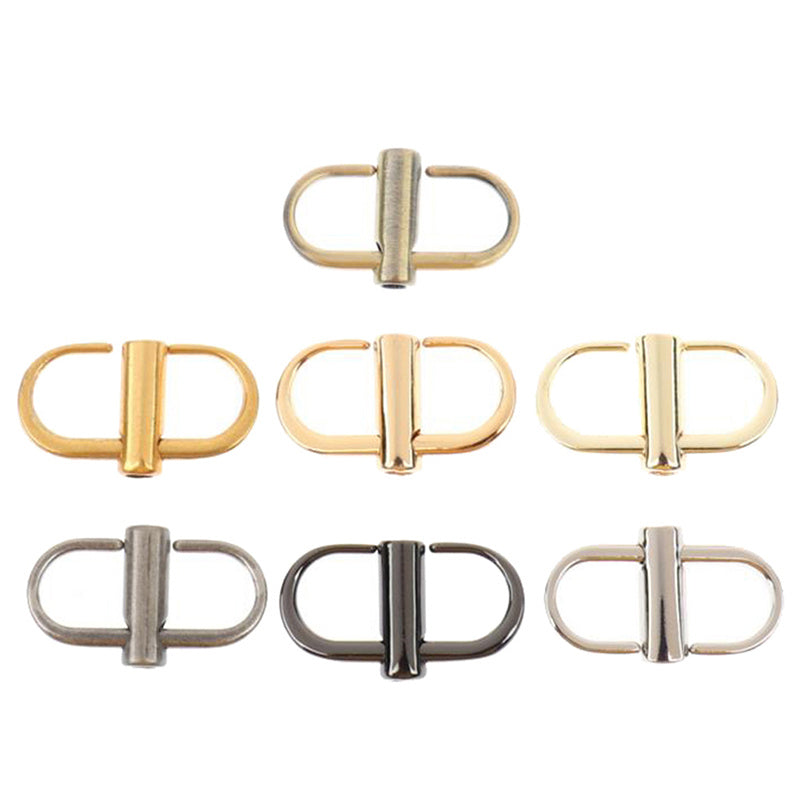 2pcs Handbag Chain Strap Buckle Adjustable Metal Clip Bag Accessories
