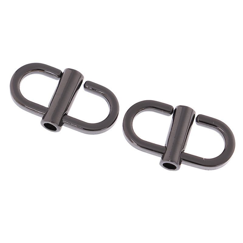 2pcs Handbag Chain Strap Buckle Adjustable Metal Clip Bag Accessories