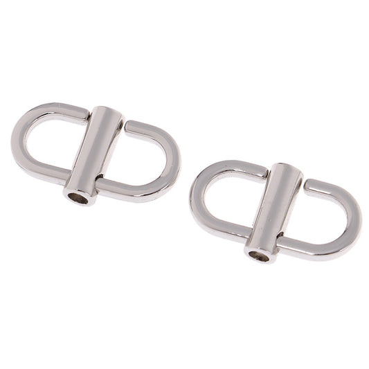 2pcs Handbag Chain Strap Buckle Adjustable Metal Clip Bag Accessories