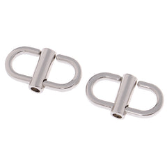 2pcs Handbag Chain Strap Buckle Adjustable Metal Clip Bag Accessories