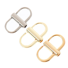 2pcs Handbag Chain Strap Buckle Adjustable Metal Clip Bag Accessories