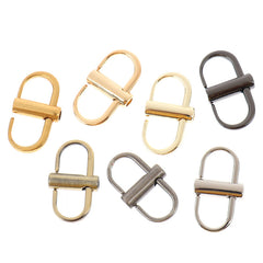 2pcs Handbag Chain Strap Buckle Adjustable Metal Clip Bag Accessories