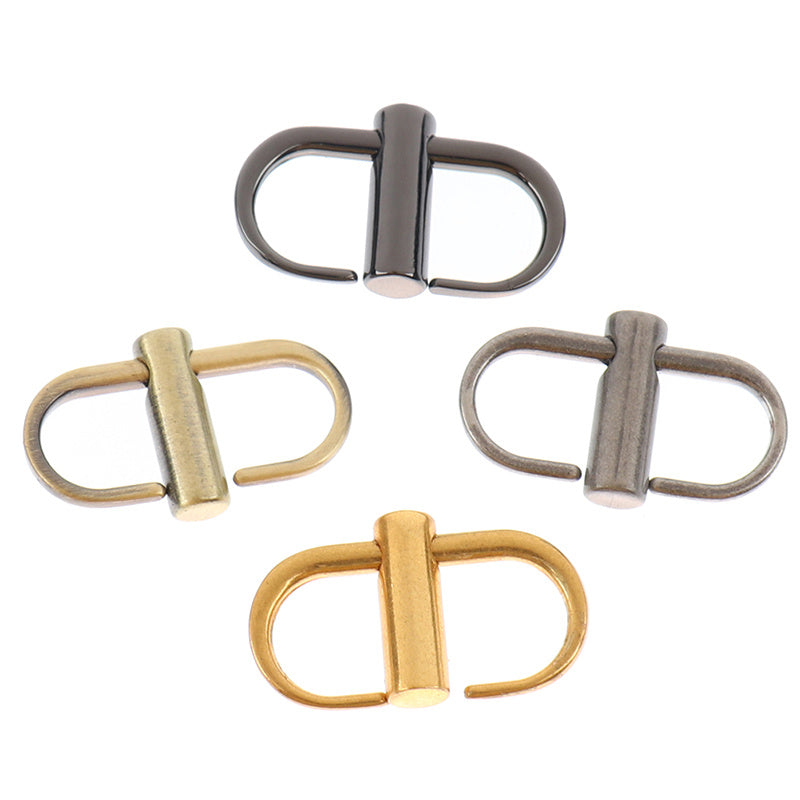 2pcs Handbag Chain Strap Buckle Adjustable Metal Clip Bag Accessories