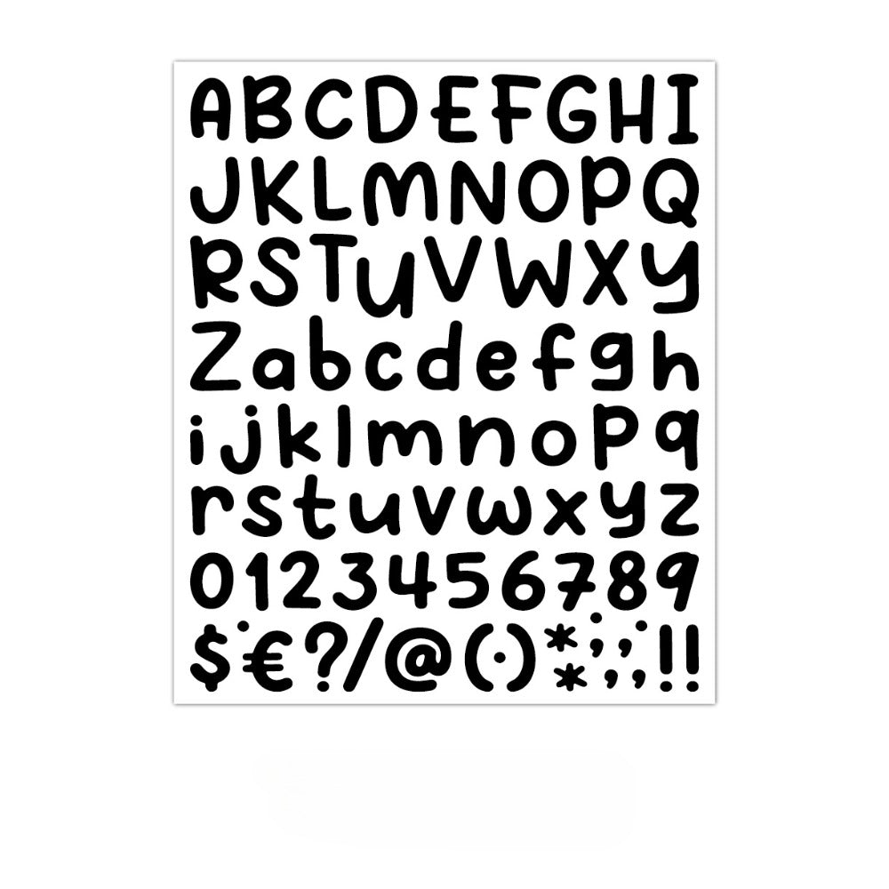 10 Sheets 810pcs Letter Stickers Self Adhesive Vinyl Waterproof Mailbox Numbers